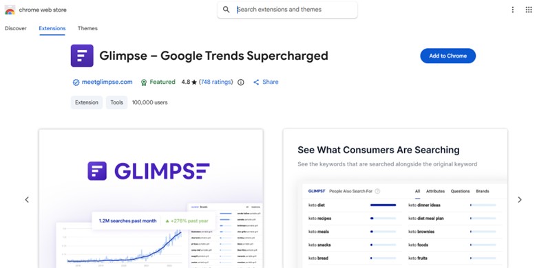 Glimpse Trend Tool