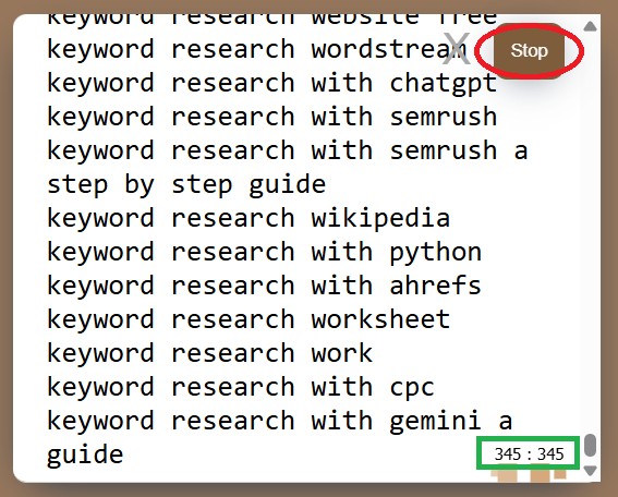 Keyword Sheeter Bulk Keyword Generator