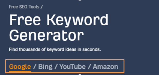 Ahrefs platform-related keyword search 
