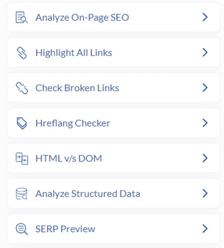 SEO Minion SEO checker